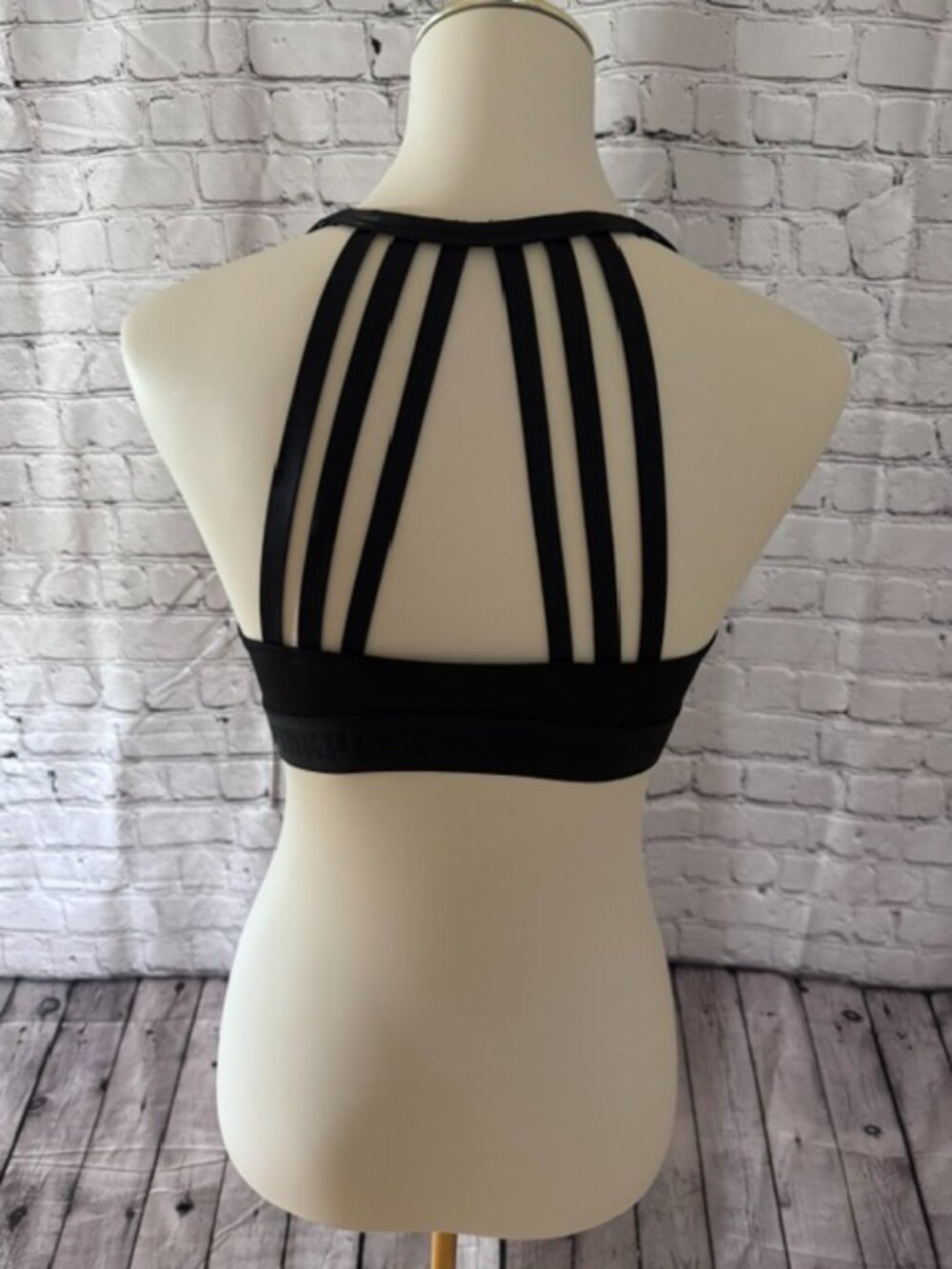 Victoria’s Secret PINK Wear Everywhere Front-Close Push-Up Bra Black 36C Caged B - Picture 3 of 7